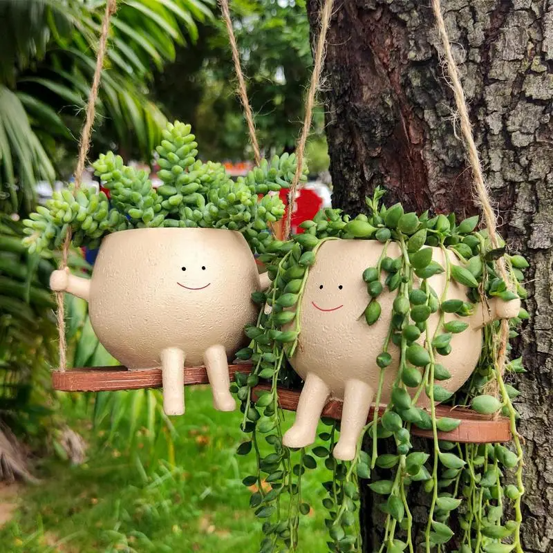 Swingin' Smile Planter Pot