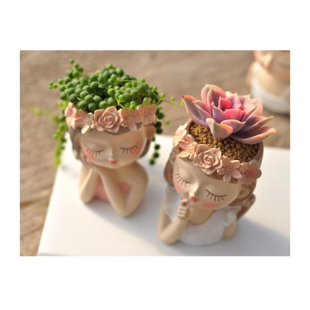 Garland Girl Flower Planter