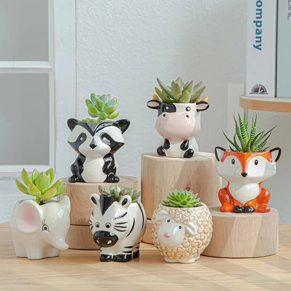 Cute Ceramic Animal Planters