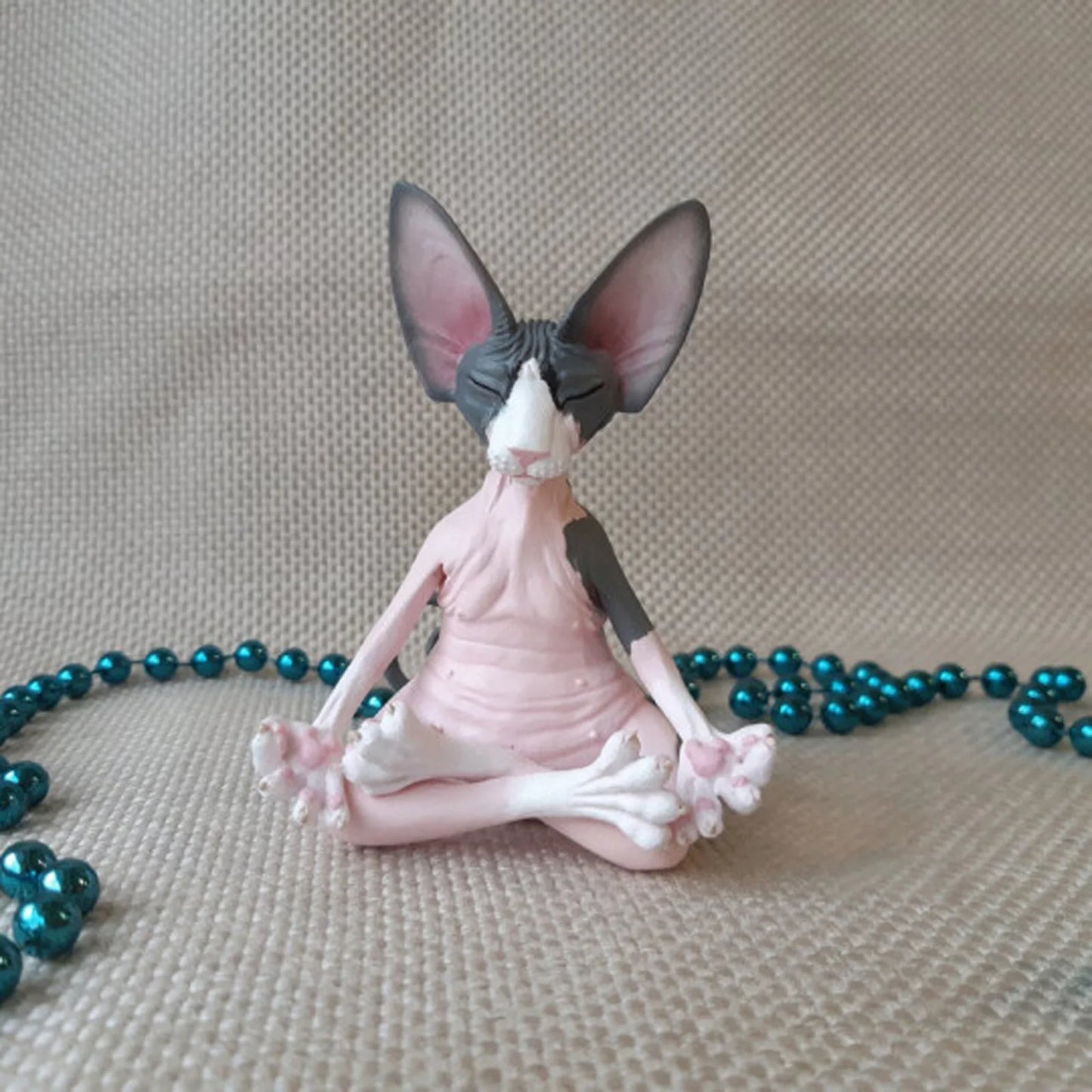 Whimsical Buddha Cat Statue