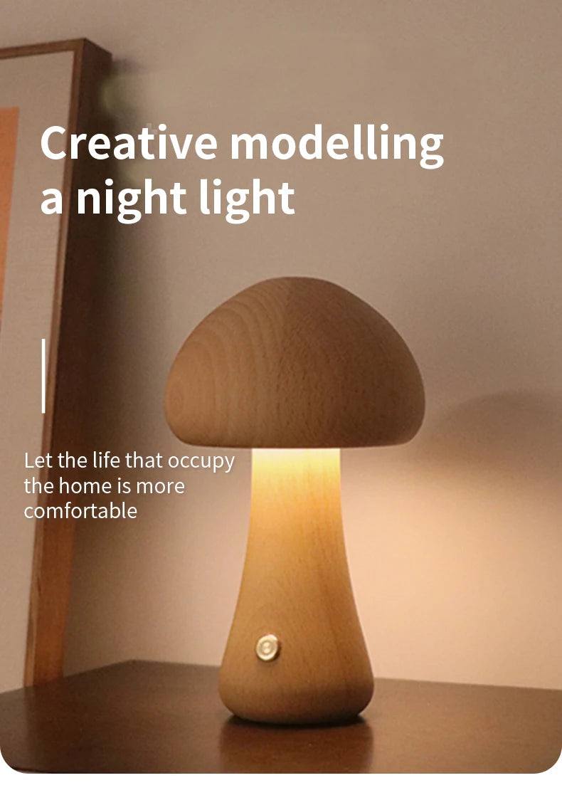 Mushroom LED Night Light