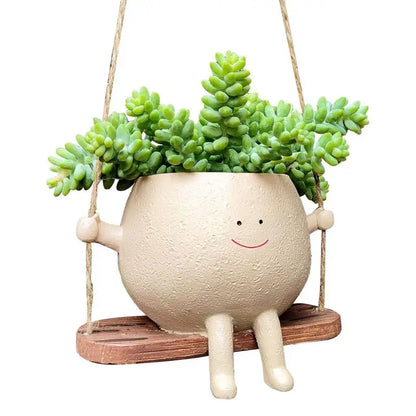 Swingin' Smile Planter Pot