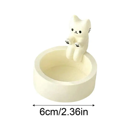 Cozy Cat Candle Holder