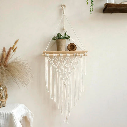 Rustic Floating Wall Shelf