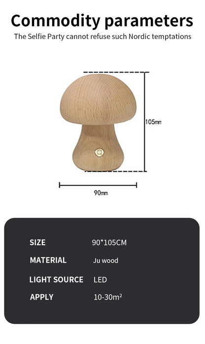 Mushroom LED Night Light