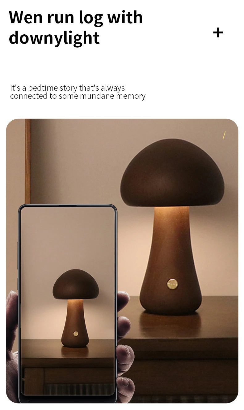 Mushroom LED Night Light