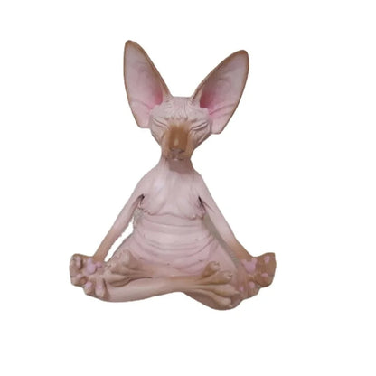 Whimsical Buddha Cat Statue