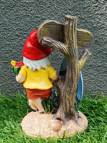 Surfing Gnome Decoration