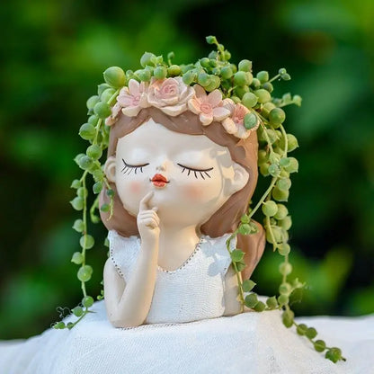 Garland Girl Flower Planter